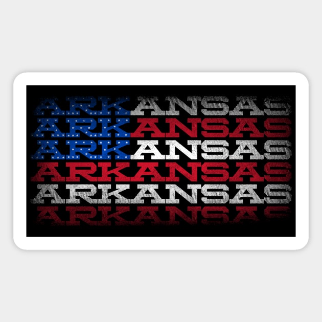 Arkansas USA Magnet by rt-shirts